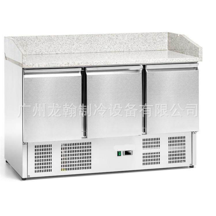 欧式甜品冷藏柜比萨操作台披萨冷藏工作台沙拉台商用厨房冷柜冰柜