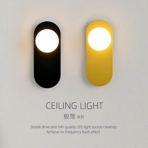 壁灯卧室床头灯美式简约现代客厅背景墙灯酒店过道走廊灯跨境灯具