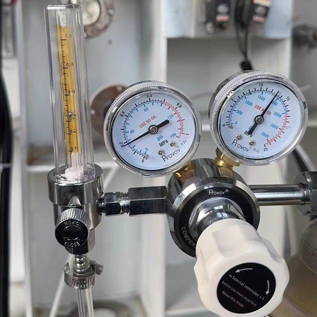 标准气体减压器阀带流量计压力表YQB-731LS可调压氮氢混合气实验图片