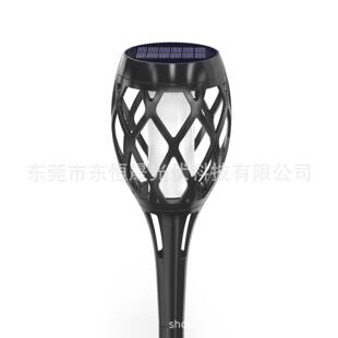太阳能火焰灯户外火把灯室外火炬灯花园地插灯草坪景观灯装装鉓灯