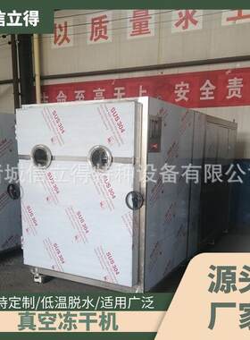 鱿鱼丝真空冻干机铁皮石斛冻干设备白菜花低温真空冷冻干燥机