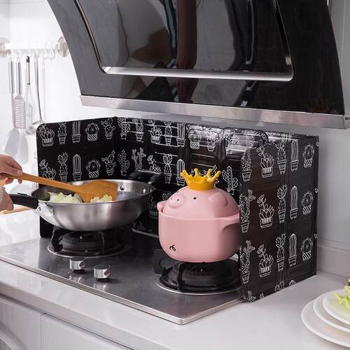 Oil-Resistant Splash Guard for Kitchen Stove, Cooking Oil-Sp