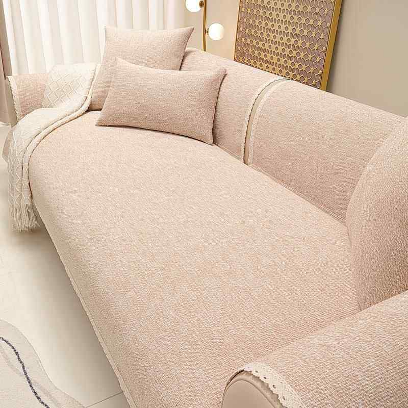 高档套布艺沙发垫棉麻纯棉现简约代沙发盖布盖巾罩座垫四季用坐通