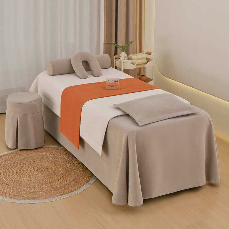 美容床罩四件套高档简约美容院一体式床单套按摩采耳洗头床罩批发,床上用品,床裙,淘宝优惠券,粉丝福利购,淘宝优惠卷