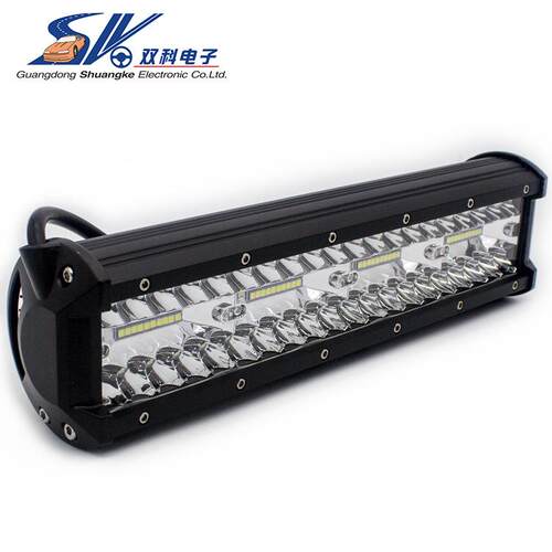80LED 厂家直销汽车led工作灯240W三目款三排长条越野车顶射灯