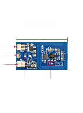Ic卡刷卡控制模块5-12V电源控制灯条解锁推杆电机Nfc手机刷卡Rfic