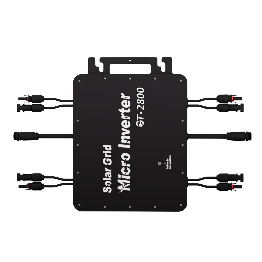 2800WWIFI连接手机控制升级IP66防水转换器太阳能微型逆变器