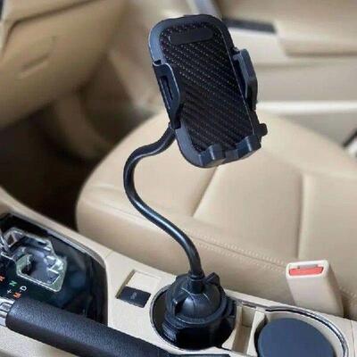 C63A Car Cup Holder Phone Mount Stable & Adjustable Easily
