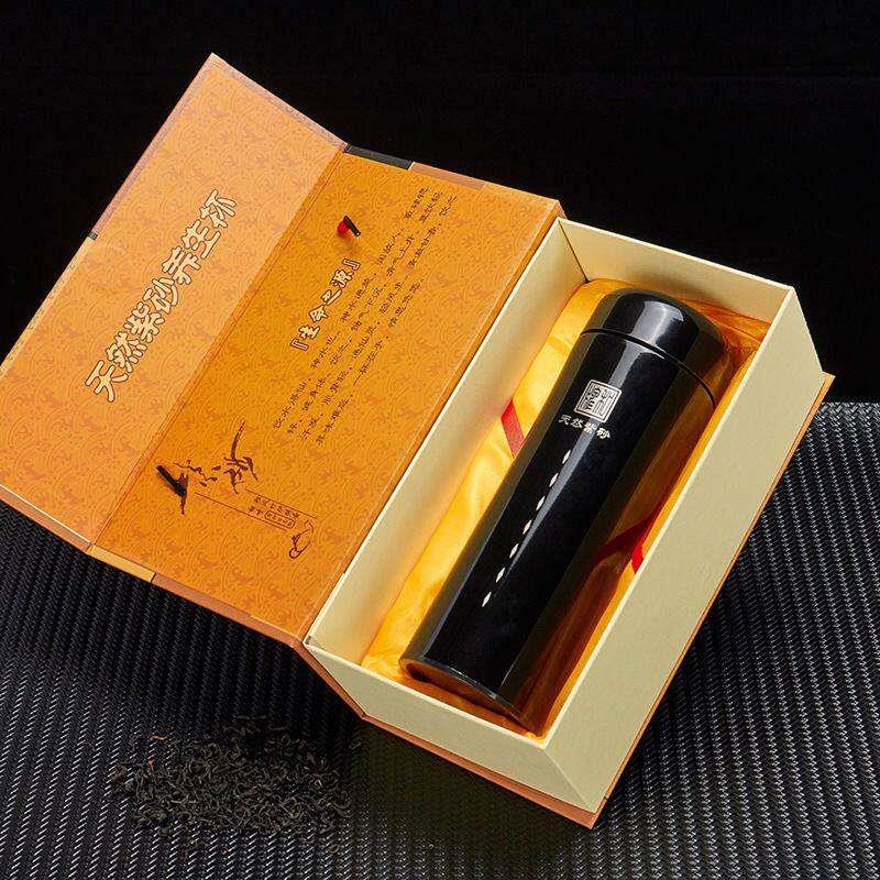 男士高端紫砂杯不保温紫砂泡茶杯非真空保温杯天然紫砂男士高档礼