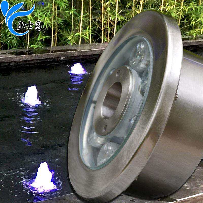 led不锈钢彩灯喷泉水下灯喷泉彩灯LED喷泉不锈钢水底彩灯