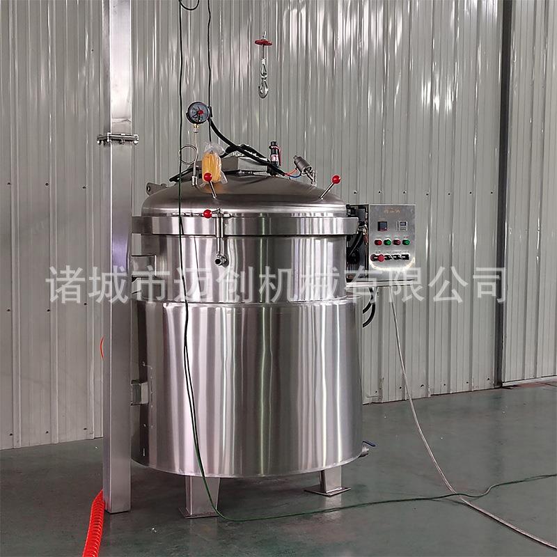 高温高压蒸煮蒸锅蛋绿RUH豆卤肉高压锅式立鸭粽子煮设备