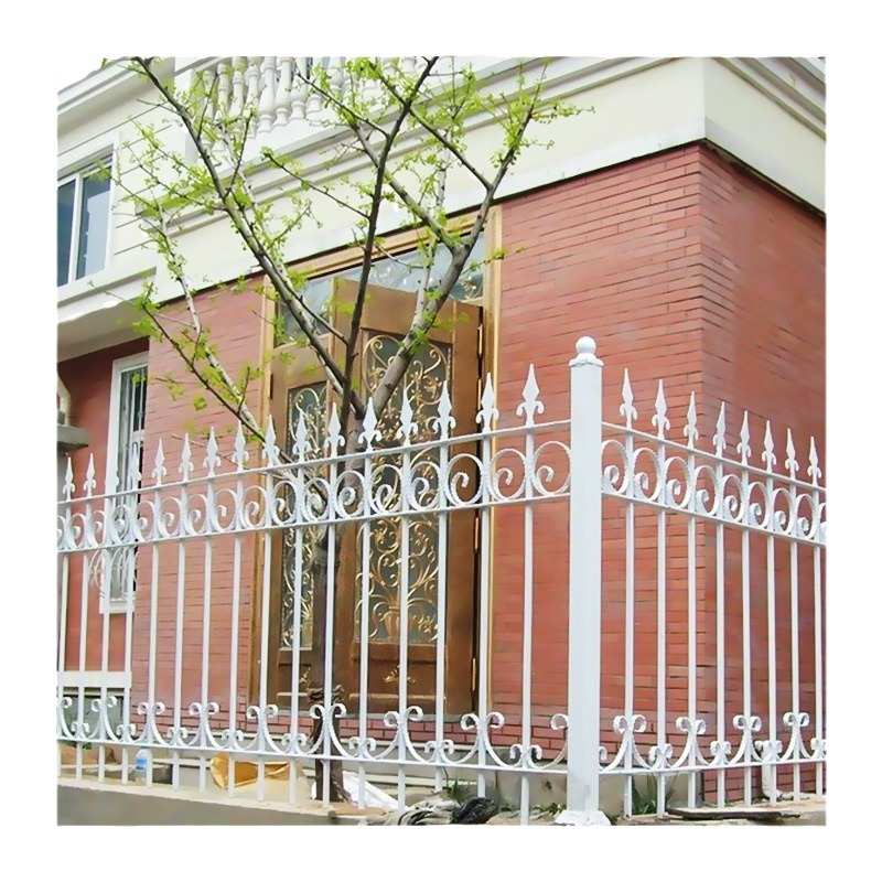 铁艺护栏工厂小区别墅户外铁艺栅栏庭院围栏学校幼儿园锌钢护栏