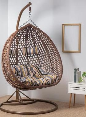 魔叶篮藤巢吊椅室内秋千阳台吊鸟床家用吊72606椅室内外摇椅摇藤
