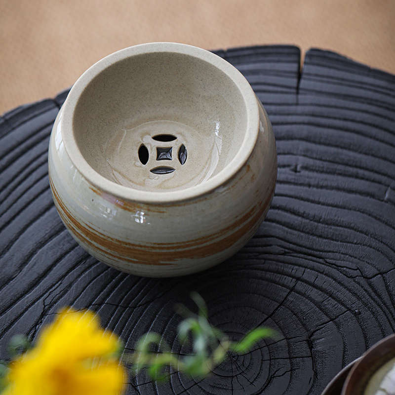 福易閣建水陶瓷茶洗茶渣缸水盂帶蓋中式家用蓋碗茶具壺承干泡臺小