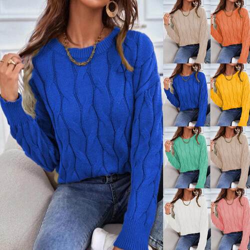 Women's knitted pullover sweater jacket 女装针织套头毛衣外套