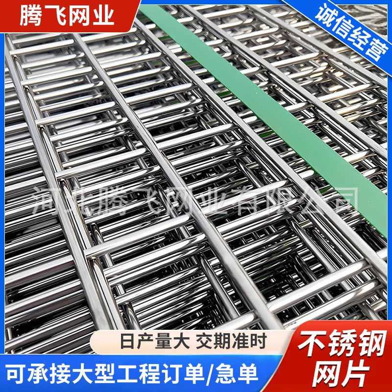 304不锈钢焊接网格片 镀锌电焊网墙面抹灰网  不锈钢网螺纹钢网片