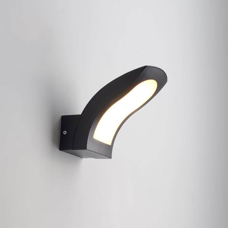 北欧户外壁灯现简约室外LED壁灯防水庭院灯走廊过道阳台露台灯