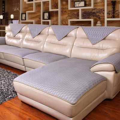 高档欧式真沙发垫防滑四用季布艺简定约现代坐垫通客厅沙发套罩巾