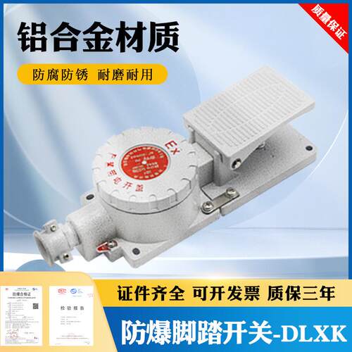 原厂供应 防爆脚踏开关 DLXK单踏双踏行程开关 防爆开关