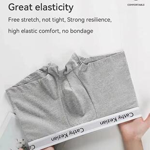 Underwear Whi Men Boxers Wide Band Letters Sports Underpants