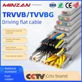 Tvvb电梯配套扁平电缆3 60芯1.5方扁平线电动伸缩门专用Tvvbg