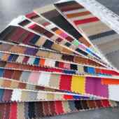 面箱包材料工艺品汽车坐垫套软装 皮革样品色卡 PU超纤PVC人造革鞋