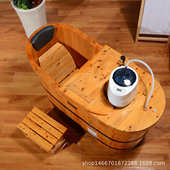 泡澡木桶大人汗蒸熏洗澡沐浴桶家用全身浴缸澡盆大号坐浴盆