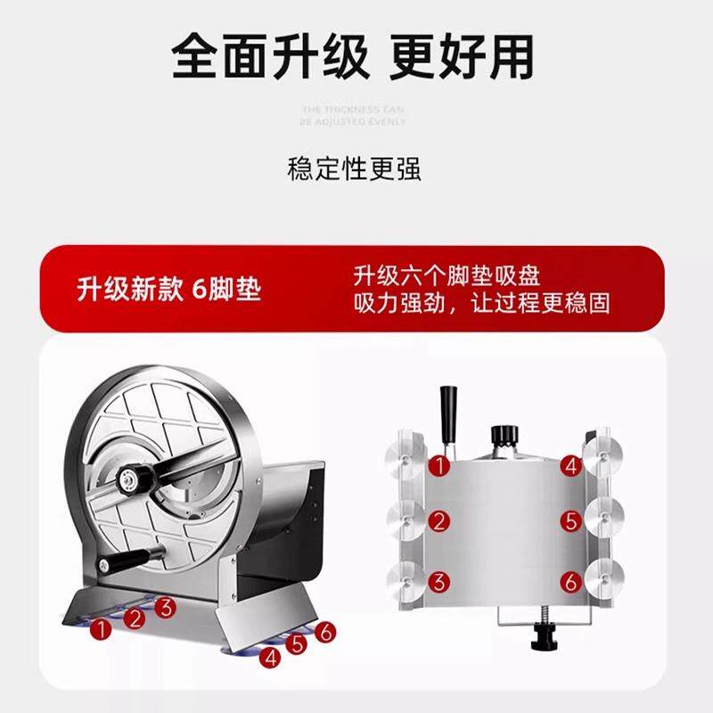 商用手动土豆切片机薯片机全自动切水果柠檬切片机多功能切片神器