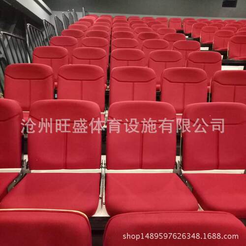 学校体育馆活动看台座椅 篮球场室内电动手动伸缩看台椅子移动