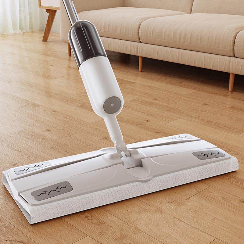 静电除尘拖把喷水喷雾一次性家用懒人免手洗夹纸干湿两用平板拖把