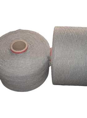 灰色棉纱5s6s10s白灰棉纱电线填充棉纱普梳筒纱气流纺手套纱批发