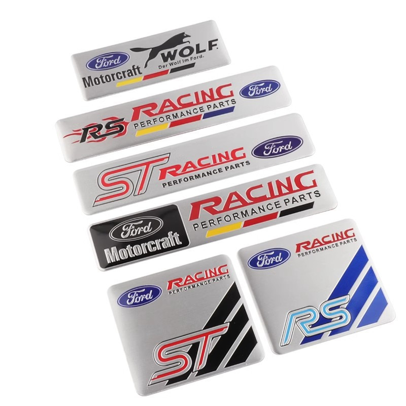 适用于福特改装蒙迪欧福克斯翼虎领界锐界汽车尾标后备箱贴车标贴