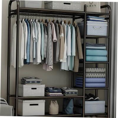 Big coat rack stand clothes holder hat hanger wooden cloth