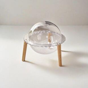 太空猫窝透舱明小型亚克力圆形球体猫屋太空舱半猫封613式 别闭墅