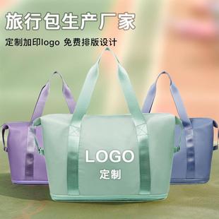 可套放拉杆箱杆上的配包行李袋附加挂包大容量旅游收纳轻便女