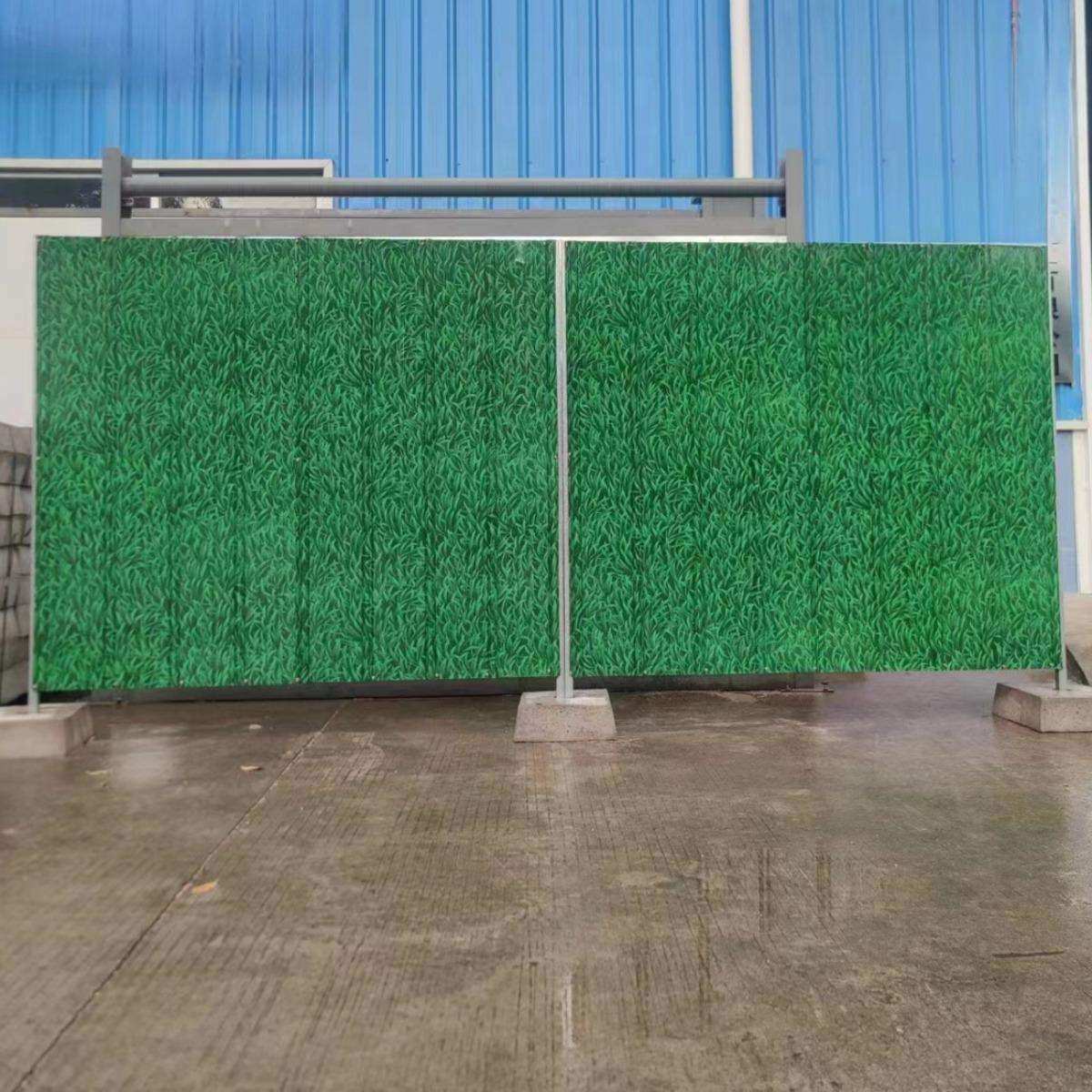 彩钢围挡泡沫围挡夹心工皮板工地政施工小草铁围挡夹芯装配式市程