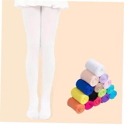 Spring Candy Color Kids Pantyhose Ballet Dance Tights for Gi