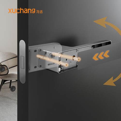 室内室房门锁体锁极简门生态门锁磁卧吸隐形门一机械锁XC-24具家