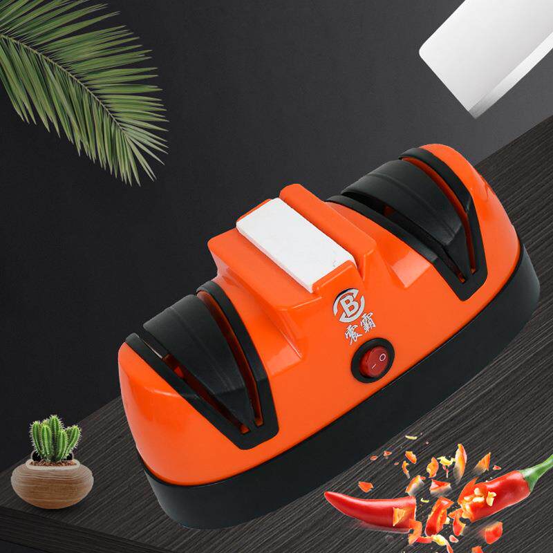 震霸快速磨刀器家用电动菜刀剪磨刀石厨房多用途全自动磨刀机厂家