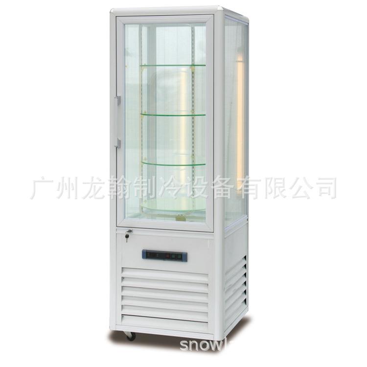 四面玻璃旋转蛋糕柜甜点展示柜西点熟食水果保鲜慕斯柜蛋糕冷藏柜