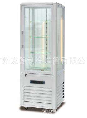 四面玻璃旋转蛋糕柜甜点展示柜西点熟食水果保鲜慕斯柜蛋糕冷藏柜