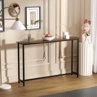 卧室落地靠墙置物长条边桌阳台沙发侧边几收纳储物客厅玄关桌