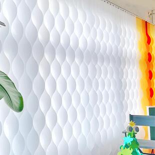 搭轻奢垂直波纹竖艺百叶窗帘术色简约ol 023百手动拉珠防拼晒阳光