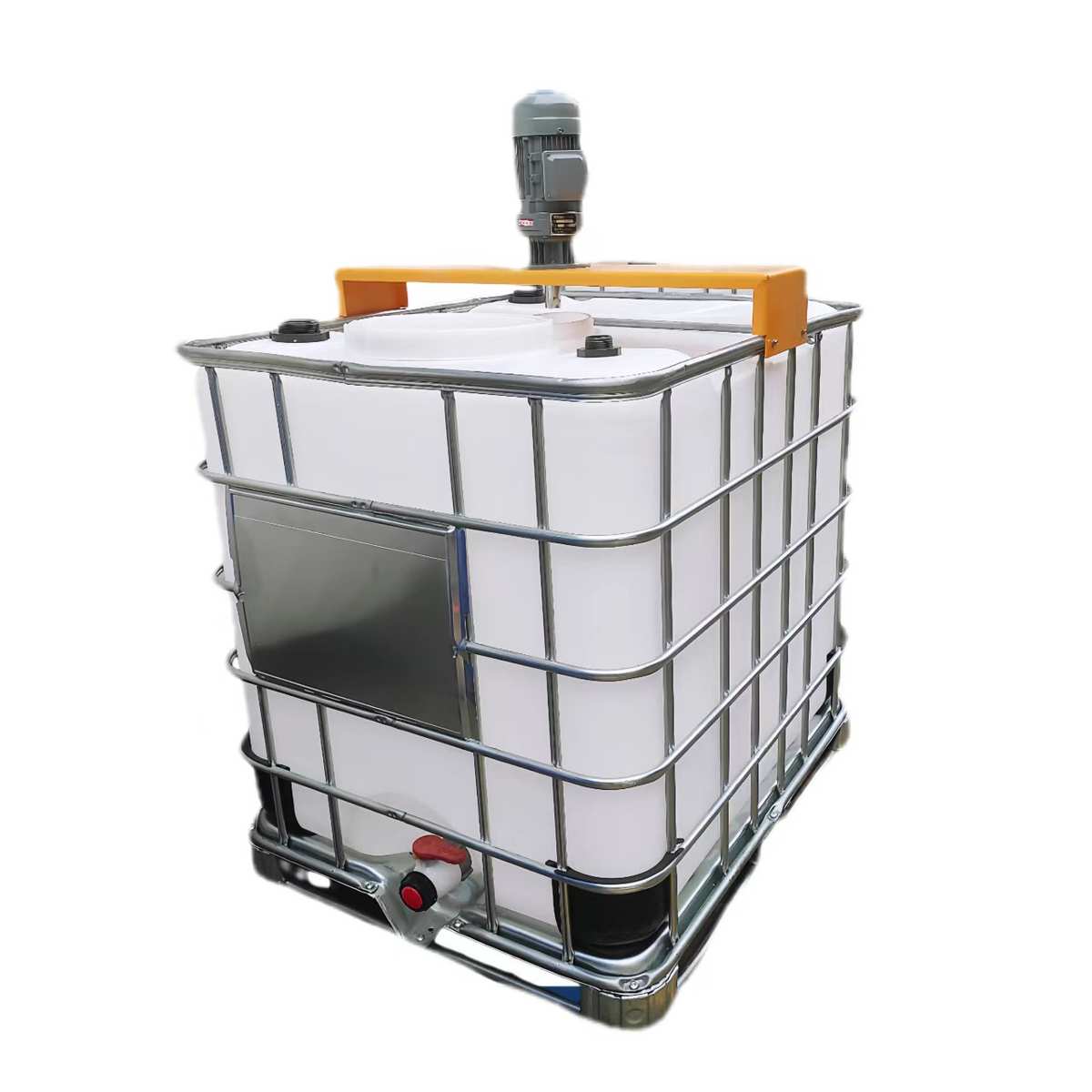 滚塑pe加厚大口径吨桶 IBC集装桶  方形千斤桶包装运输敞口叉车桶