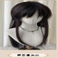 古风假发男女通用少年感万用cos李火旺新中式汉服高马尾全头套式