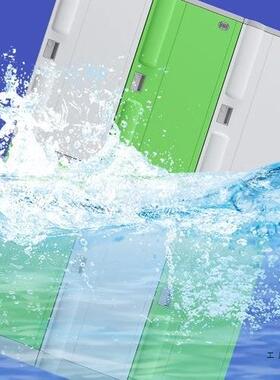 B塑料更柜游泳馆健A身房防水储985物柜浴室澡堂员工宿S衣舍煤矿衣