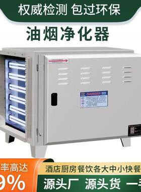 新款直销工业油烟净化机静电式净化器商用酒店餐饮低空净化设备除