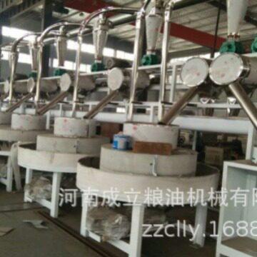 湖南全自动石磨面粉机厂青海八组石磨面粉机报价石磨成套设备