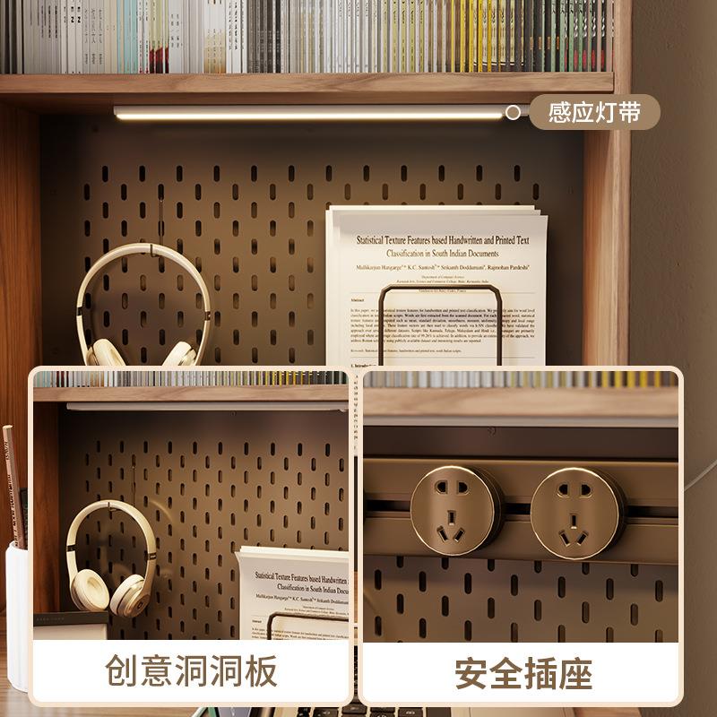 一折叠书桌书柜实木转角书家SZ027用儿童学习桌小户型书房办体公