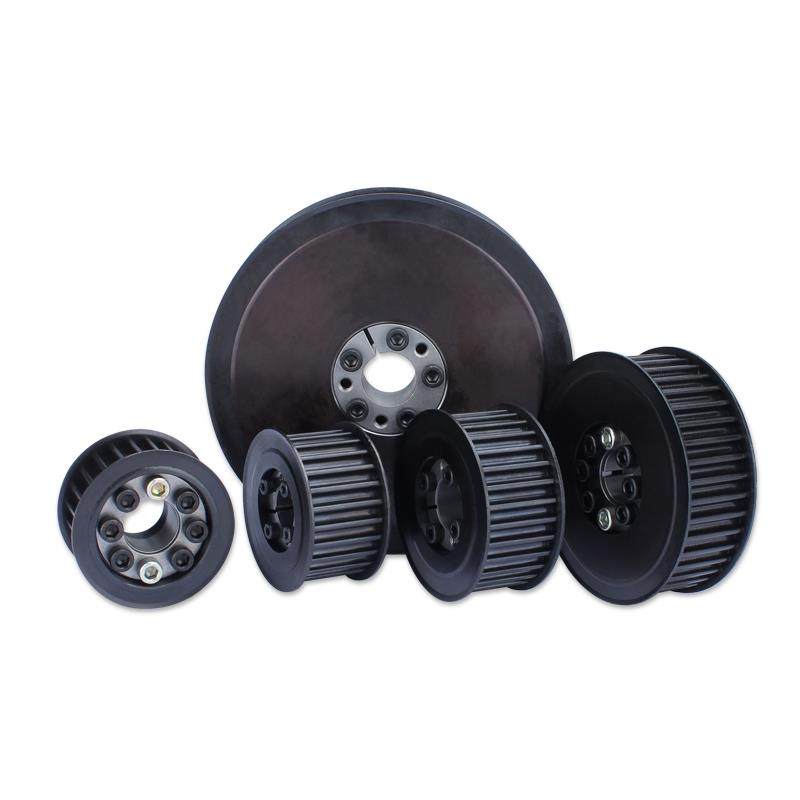 8M涨紧套同步轮24齿免键固定25/30/40齿孔 现货Z2胀紧套同步带轮